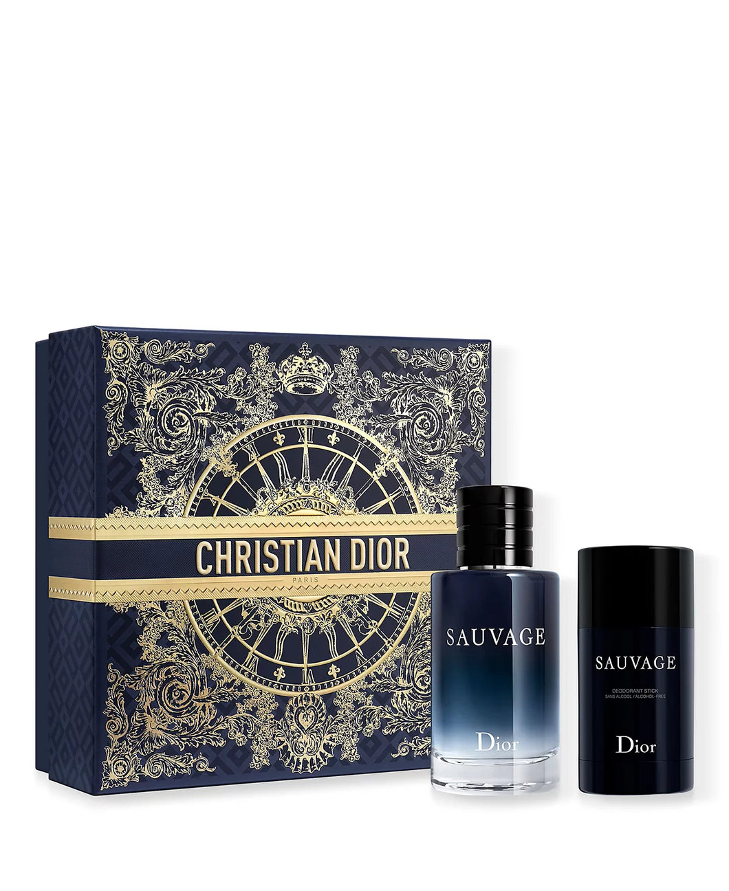 Dior Sauvage by Christian Dior 2 Piece Gift Set: 3.4 oz Eau de Toilette Spray + Deodorant stick