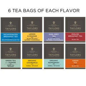 Taylors of Harrogate Assorted Specialty Teas Box , 48 count (Pack of 1)