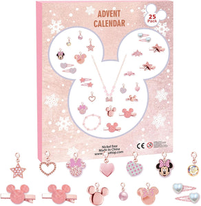 Advent Calendar 2024 for Girls Christmas 24 Days Countdown Calendar with DIY Charm Bracelet & Necklace, Rings: Xmas Holiday Gift for Daughter, Niece