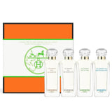 HERMES 4 PCS JARDINS DISCOVERY SET: SUR LA LAGUNE 0.25 EAU DE TOILETTE + MONSIEUR LI 0.25 EAU DE TOILETTE + SUR LE NIL 0.25 EAU DE TOILETTE + MEDITERRANEE 0.25 EAU DE TOILETTE