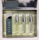 Clean Refillable Purse Set: Warm Cotton  .5 oz + Shower Fresh .5 oz + Ultimate .5 oz Eau De Parfum Spray