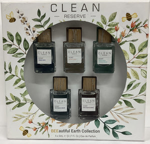 CLEAN RESERVE Beeautiful Earth Perfume Collection Set 5 X 0.17 oz/ 5 ml