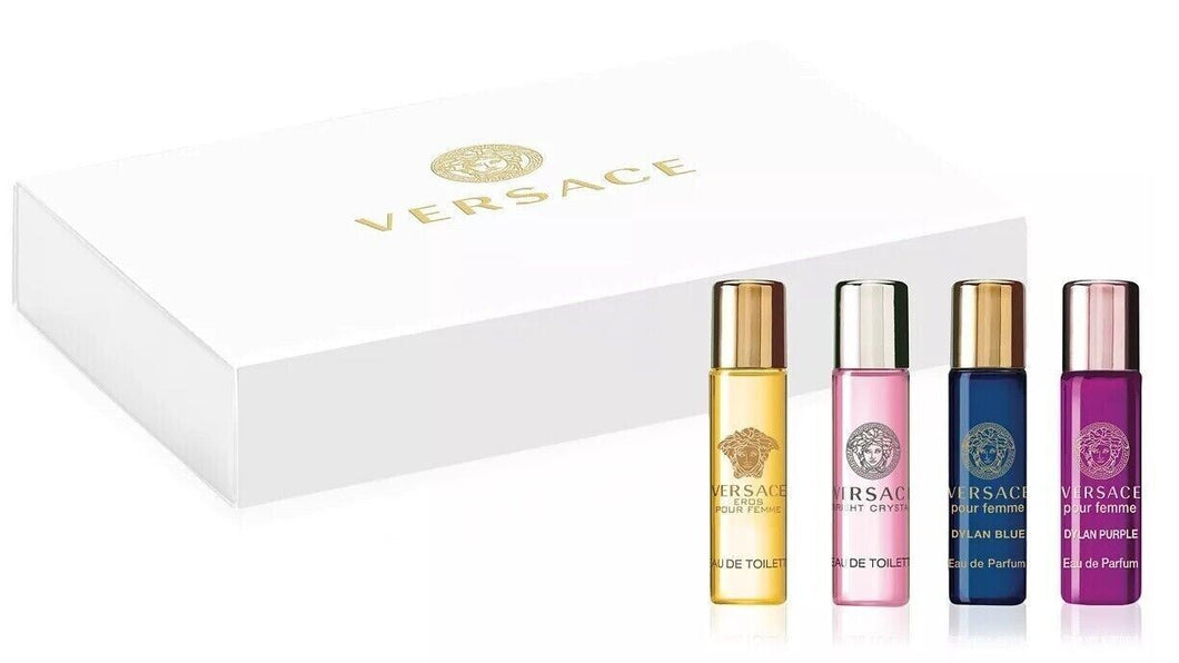 VERSACE 4 Piece Women's Eau de Toilette Perfume Spray Set