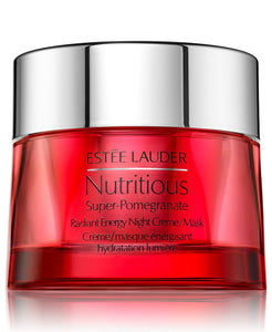 ESTEE LAUDER NUTRITIOUS SUPER-POMEGRANATE RADIANT ENERGY NIGHT CREME/MASK 1.7 OZ