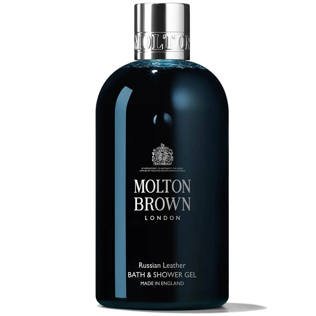 Molton Brown London Body Wash - Russian Leather 10 oz / 300 ml (Full Size)