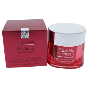 ESTEE LAUDER NUTRITIOUS SUPER-POMEGRANATE RADIANT ENERGY NIGHT CREME/MASK 1.7 OZ