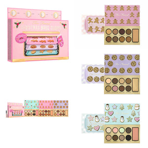 Too Faced Too Faced Christmas Bake Shoppe Makeup Set - Eye & Face Makeup Palettes in Ginger Snap, Chocolate Chip, Sugar Cookie, and Better than Sex Mascara